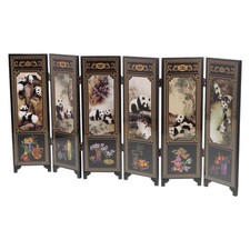  Mini Folding Screen Small Chinese Divider Japanese Decor Folding Screen Desktop