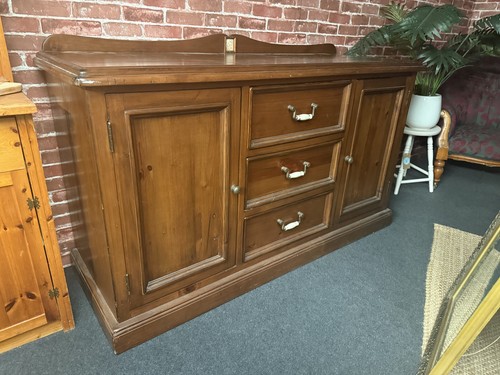 Solid pine sideboard - pine,