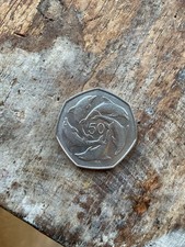 Gibraltar Ring Of Dolphins 50p