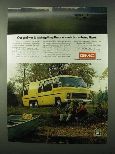1974 gmc motorhome - gmc, ad
