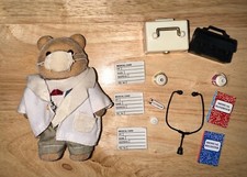 Vintage Sylvanian Families Doctor Figure Murdoch with accessories