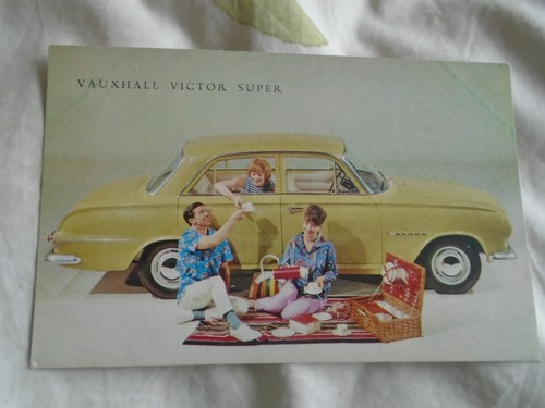 Vauxhall victor super postcard - vauxhall,