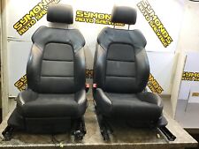 2009 AUDI A3 8P F/LIFT S LINE - FRONT SEATS PAIR - HALF LEATHER - BLACK GENUINE