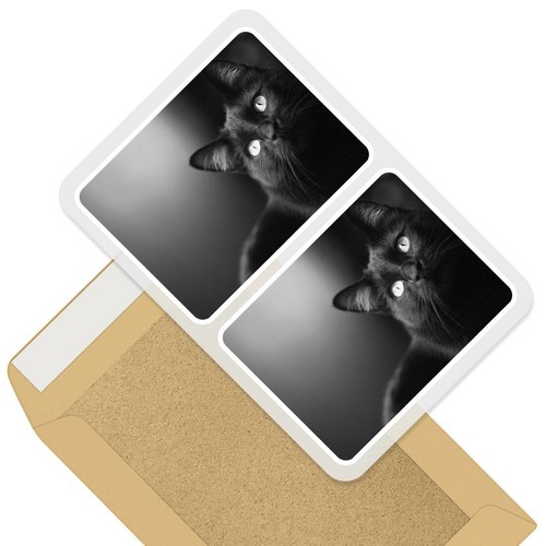 Rectangle stickers 7 5cm - 2,