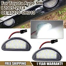 2x LED License Number Plate