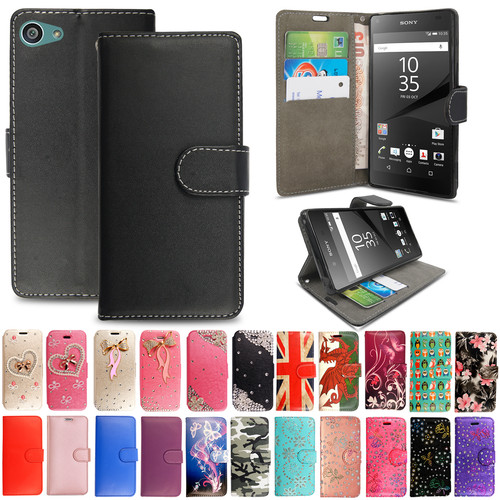 Flip leather wallet case - wallet,