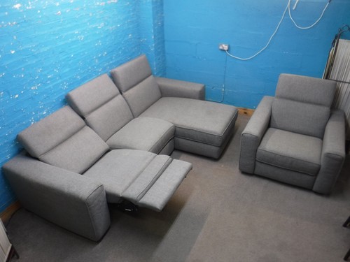 Natuzzi italian luxury grey - luxury,