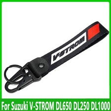 For Suzuki V-STROM DL650 1000 Motorcycle Embroidered Keychain Keyring Key Chain