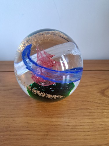 Decorative glass paperweight - decorative,