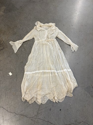 Antique 1910s edwardian dress - antique,