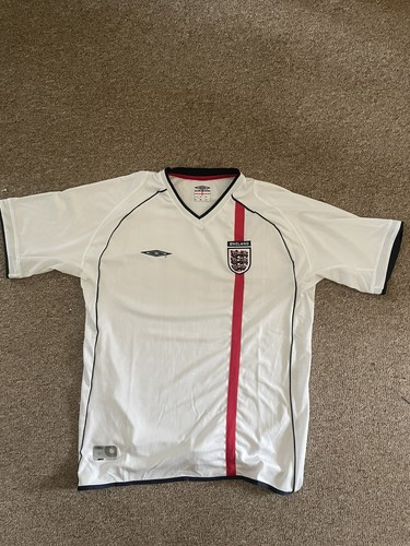 England 2002 football shirt - football,