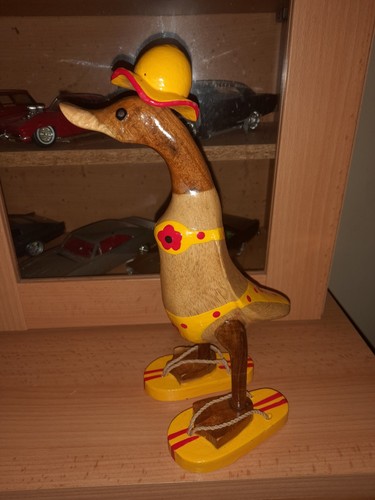 Wooden bikini duck - duck, figure