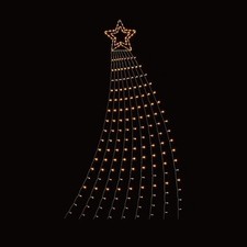 Premier 320 LED Christmas Multi-Action Shooting Star with Timer 3m - WARM WHITE