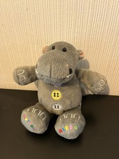 Humatt Buttons Hippo Soft Plush Toy Buttons And Friends