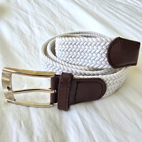 Men white braided - men’s,