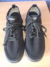 Nike Mens Air VaporMax Flyknit 2 942842-001 2017 Black Running Trainers UK 7.5