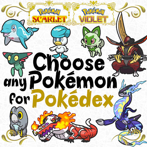 Pokedex choose any - choose,
