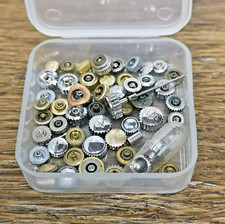 Mixed Watch Crowns, Mainly Branded Examples, New Old Stock and Used (CZ21)