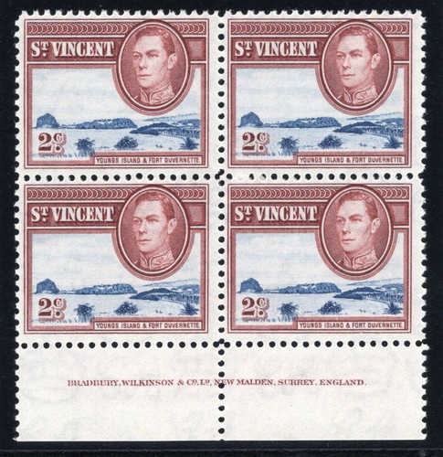 Vincent 1949 kgvi blue - st, 2c