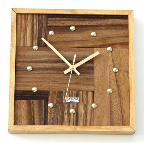 New 25cm wooden wall clock - 25cm,