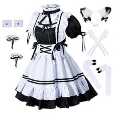 Anime French Maid Apron Lolita