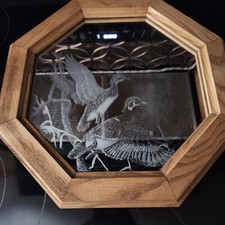 Etched Duck Water Fowl Hunting