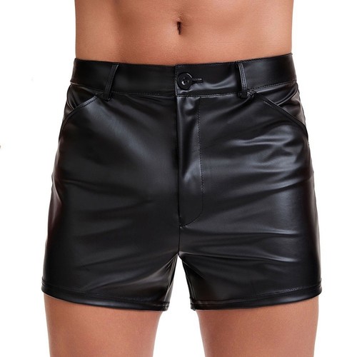 Black matte faux - faux, leather