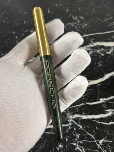 Porsche gold twist cap - porsche, green