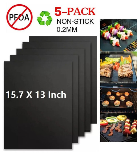 Pack bbq grill mats - 5,