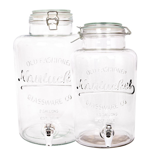Glass drinks dispenser with - drinks,