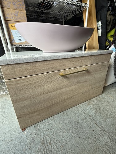 Arezzo 800mm rustic oak effect - rustic,
