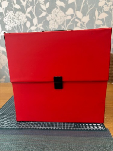 Vintage red vinyl record - vinyl,
