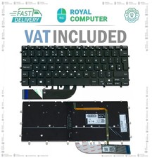Dell XPS 13 9343 9350 9360 UK Layout BACKLIT Keyboard 7DTJ4