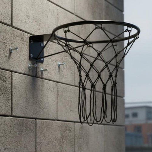 Wall mounted basketball hoop - wall-mounted,