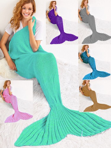Mermaid tail blanket handmade - mermaid,