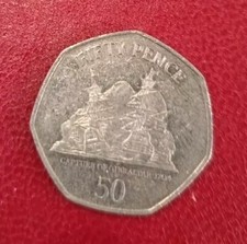 CAPTURE OF GIBRALTAR  GIBRALTAR 2008 50p Includes eBay 10p + 7% Fee