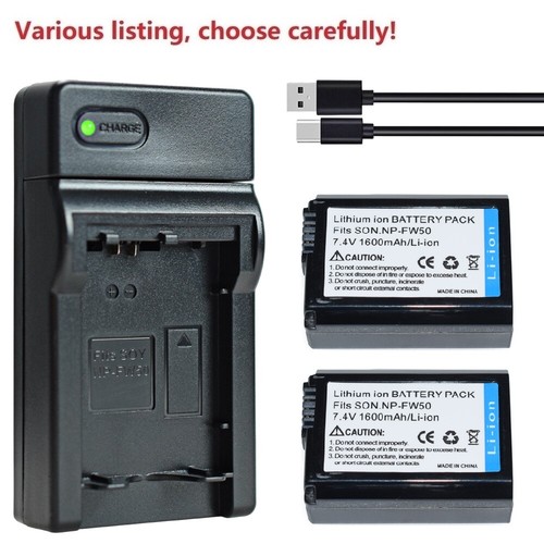 Fw50 battery charger for - np-fw50,