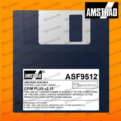 Amstrad pcw 9512 cpm - amstrad, cpm+