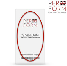 The NAD 533/C555 Red Turntable