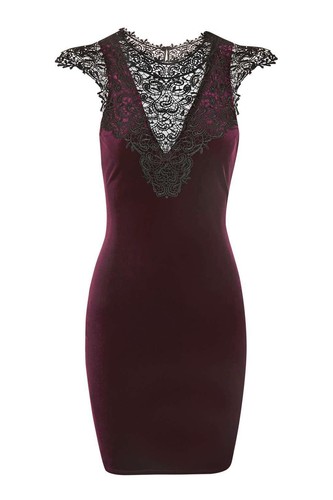 Topshop lace detail - lace, velvet