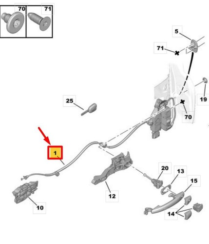 Peugeot 207 left door - 207,