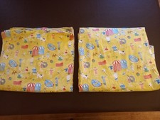 Bundle of Vintage Nursery Laura Ashley Curtains Seaside Theme 