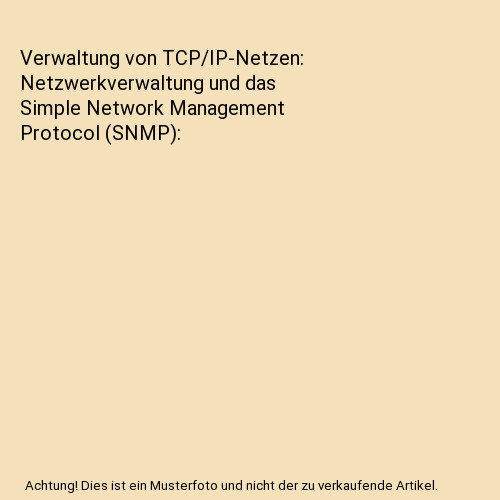 Verwaltung von tcp netzen - verwaltung,