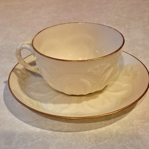 Antique belleek 1st black - antique,