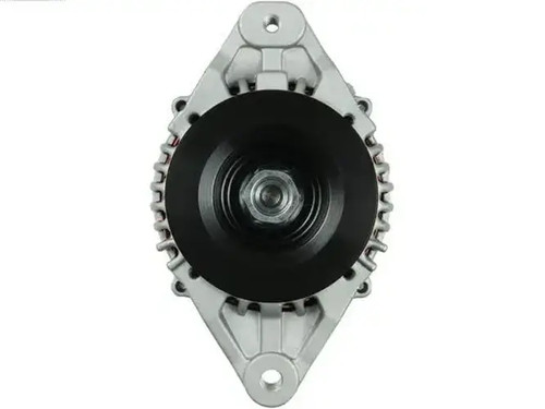 Alternator with belt pulley