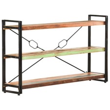 3-Tier Bookcase 140x30x80 cm
