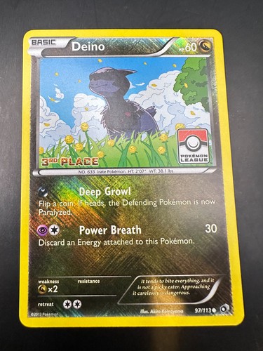 Pokemon tcg deino 113 3rd - tcg, 97/113