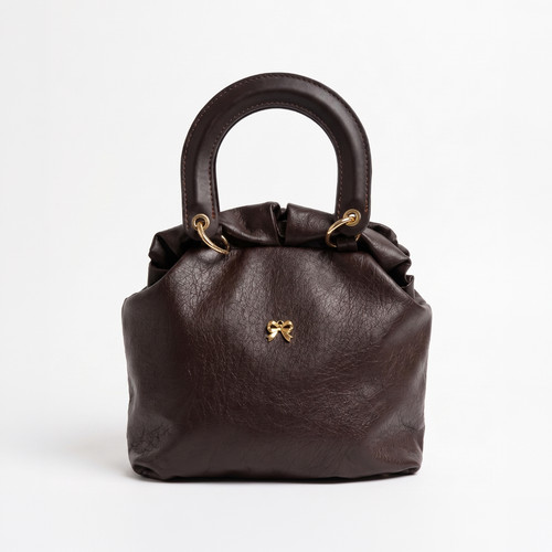 Soft eco leather top - eco-leather, handle