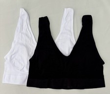 2pcs  Women's Seamless High-Impact Sports Bras - No Padding Lightweight Thin