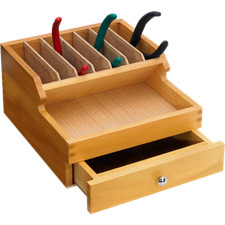 Wooden Tool Storage Rack